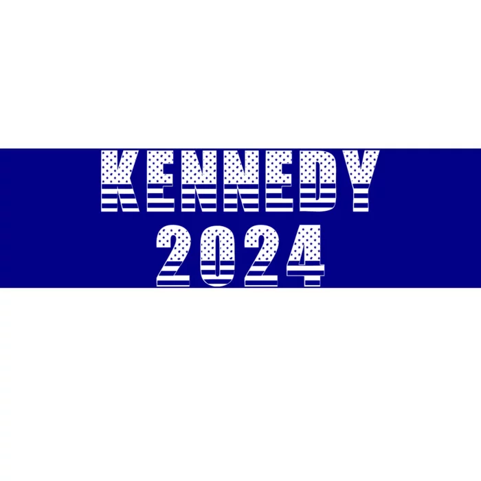 Robert Kennedy Jr For President 2024 American Flag Bumper Sticker