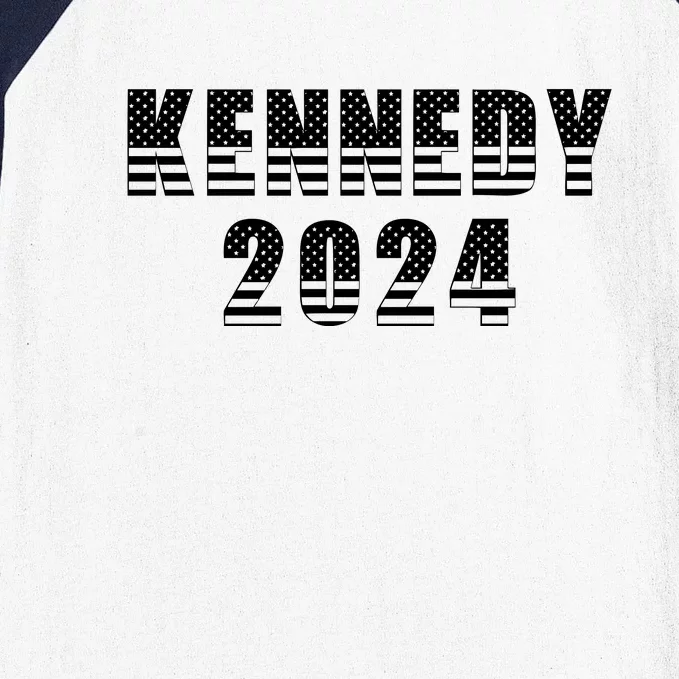 Robert Kennedy Jr For President 2024 American Flag Baseball Sleeve Shirt