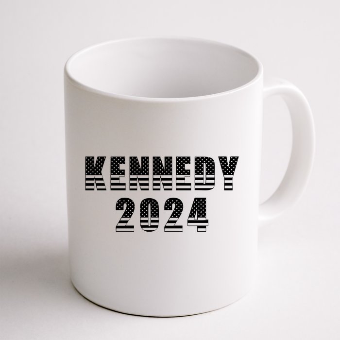 Robert Kennedy Jr For President 2024 American Flag Front & Back Coffee Mug