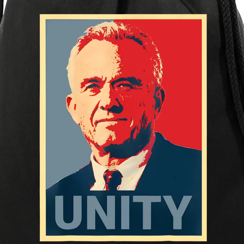 Robert Kennedy Jr. Rfk Jr For Trump Unity 2024 Obama Poster Drawstring Bag