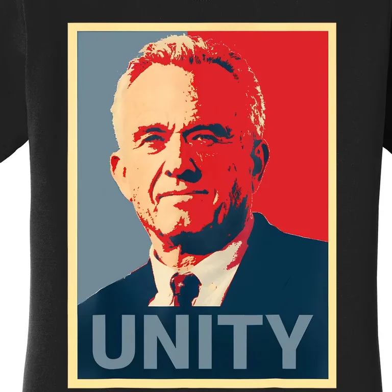 Robert Kennedy Jr. Rfk Jr For Trump Unity 2024 Obama Poster Women's T-Shirt