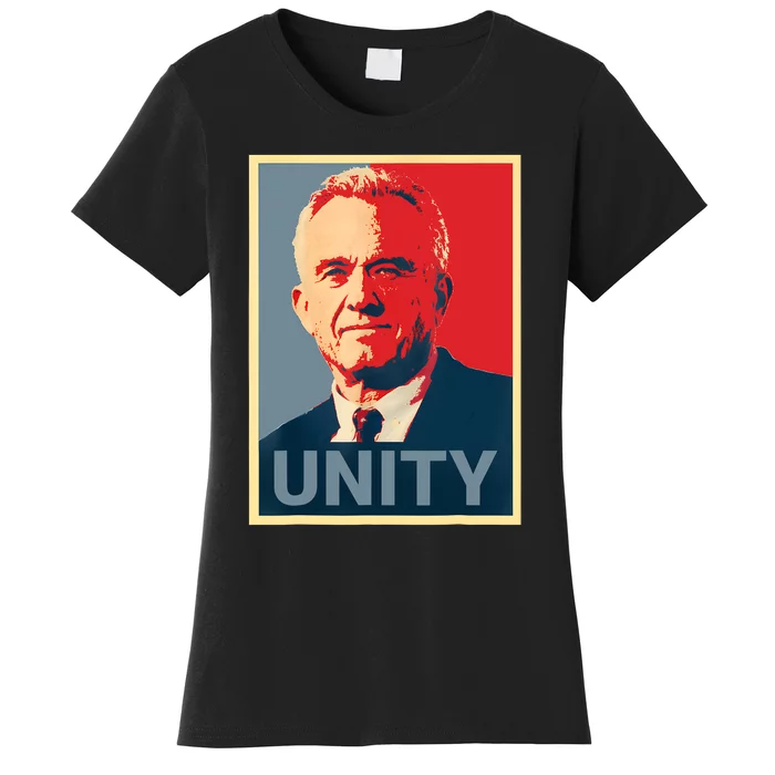 Robert Kennedy Jr. Rfk Jr For Trump Unity 2024 Obama Poster Women's T-Shirt