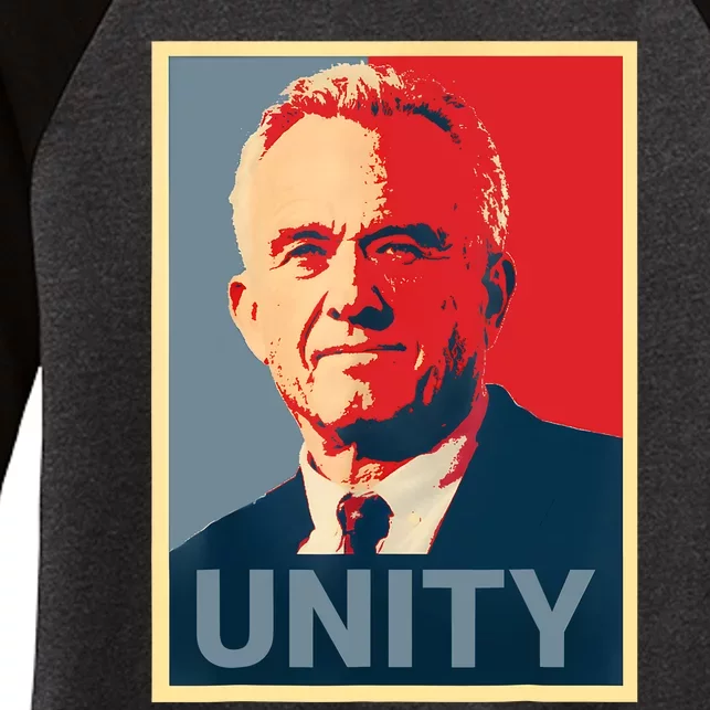 Robert Kennedy Jr. Rfk Jr For Trump Unity 2024 Obama Poster Women's Tri-Blend 3/4-Sleeve Raglan Shirt