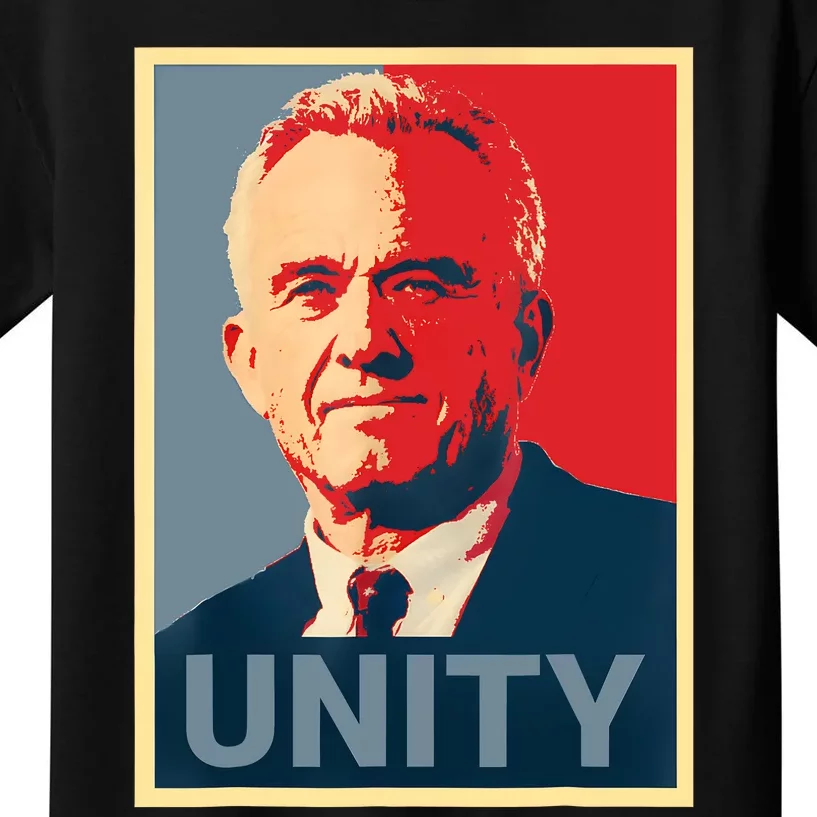 Robert Kennedy Jr. Rfk Jr For Trump Unity 2024 Obama Poster Kids T-Shirt