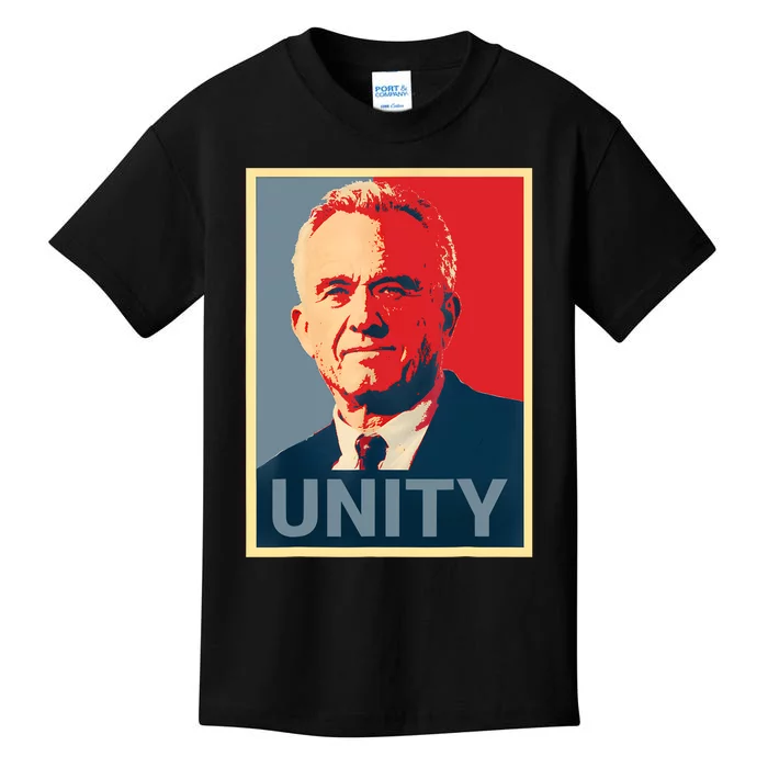 Robert Kennedy Jr. Rfk Jr For Trump Unity 2024 Obama Poster Kids T-Shirt