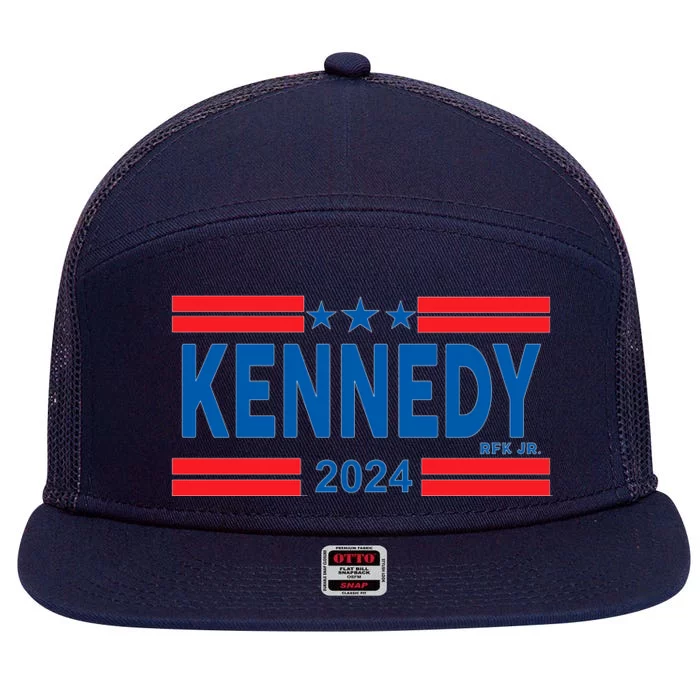 Robert Kennedy Jr. For President 2024 Logo 7 Panel Mesh Trucker Snapback Hat