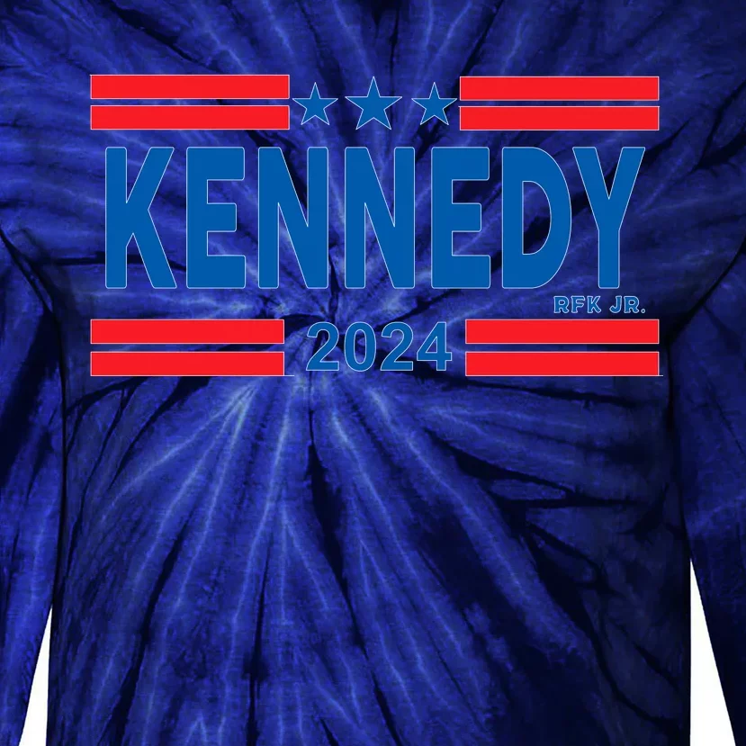 Robert Kennedy Jr. For President 2024 Logo Tie-Dye Long Sleeve Shirt