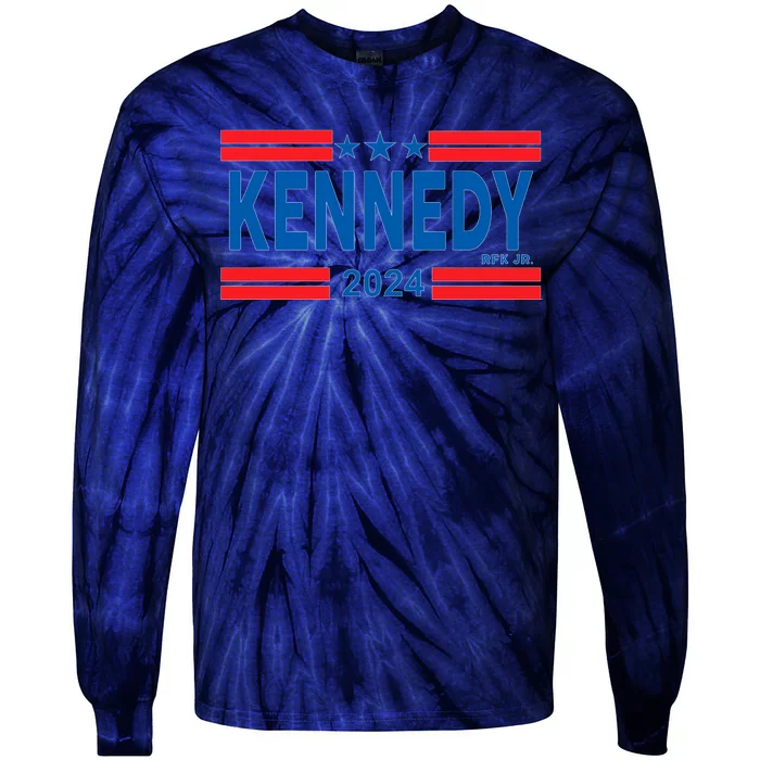 Robert Kennedy Jr. For President 2024 Logo Tie-Dye Long Sleeve Shirt