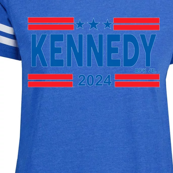 Robert Kennedy Jr. For President 2024 Logo Enza Ladies Jersey Football T-Shirt