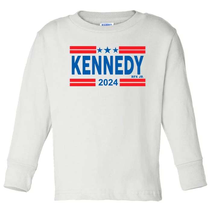 Robert Kennedy Jr. For President 2024 Logo Toddler Long Sleeve Shirt