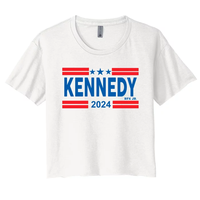 Robert Kennedy Jr. For President 2024 Logo Women's Crop Top Tee