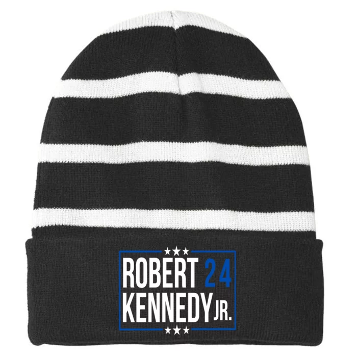 Robert Kennedy Jr. Election 2024 President Striped Beanie with Solid Band