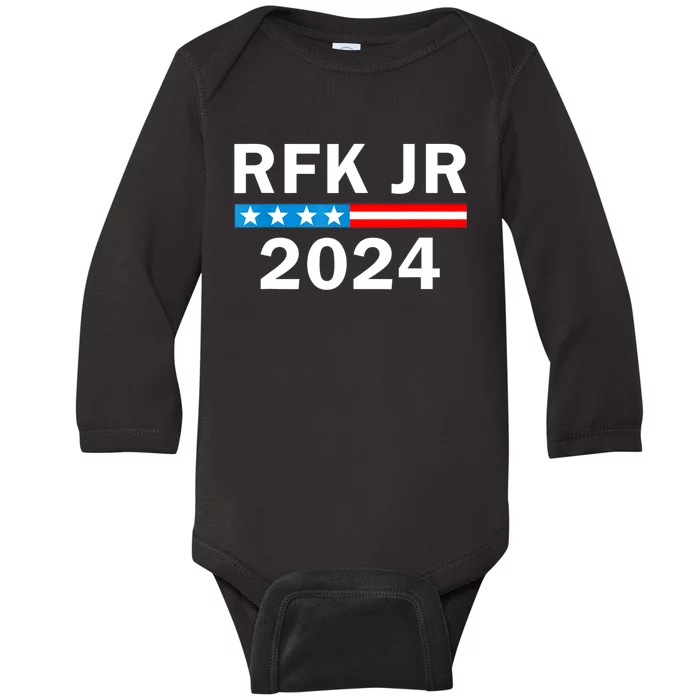 Robert Kennedy Jr. For President 2024 RFK JR 2024 Baby Long Sleeve Bodysuit