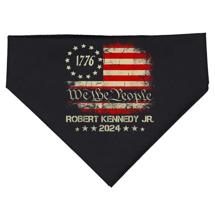 Robert Kennedy Jr. For President 2024 RFK JR 2024 USA-Made Doggie Bandana