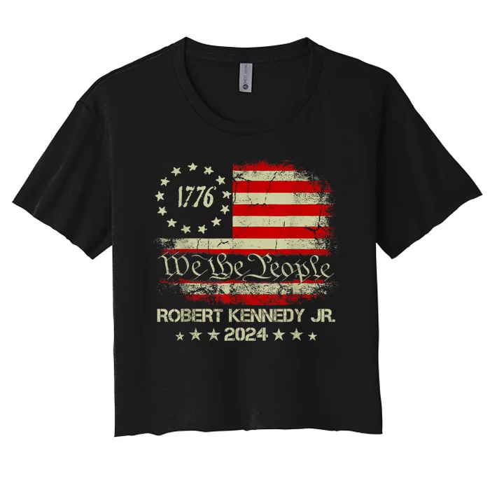 Robert Kennedy Jr. For President 2024 RFK JR 2024 Women's Crop Top Tee