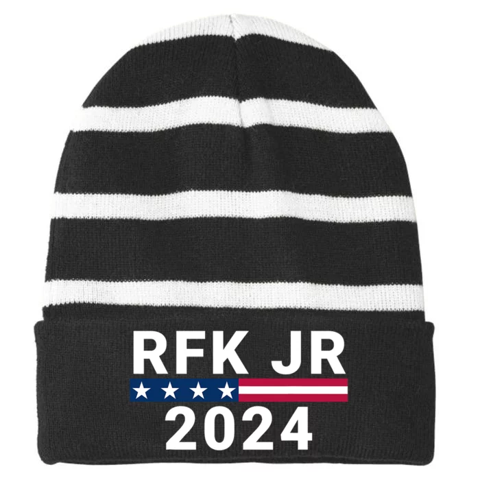 Robert Kennedy Jr. 2024 President Rfk Jr 2024 Kennedy 2024 Striped Beanie with Solid Band