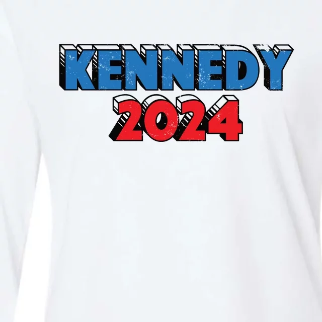 Robert Kennedy Jr 2024 Election Kennedy For President Womens Cotton Relaxed Long Sleeve T-Shirt