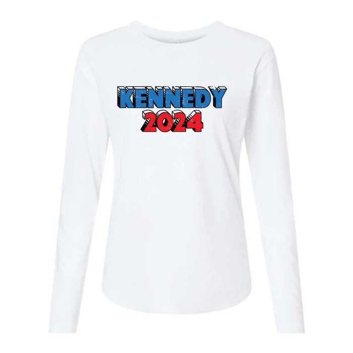 Robert Kennedy Jr 2024 Election Kennedy For President Womens Cotton Relaxed Long Sleeve T-Shirt