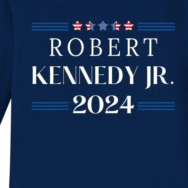 Robert Kennedy Jr. For President 2024, RFK JR 2024 Bobby Baby Long Sleeve Bodysuit