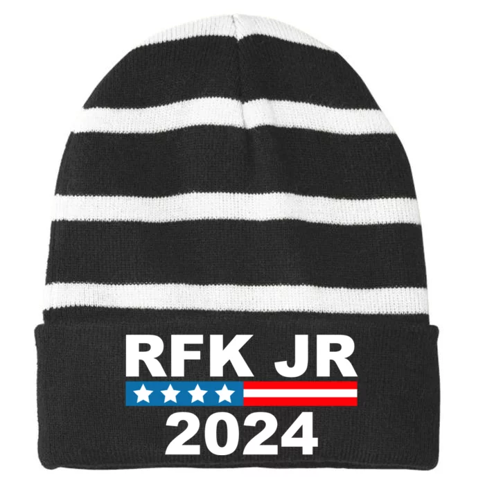 Robert Kennedy Jr. For President 2024, RFK JR 2024 Striped Beanie with Solid Band