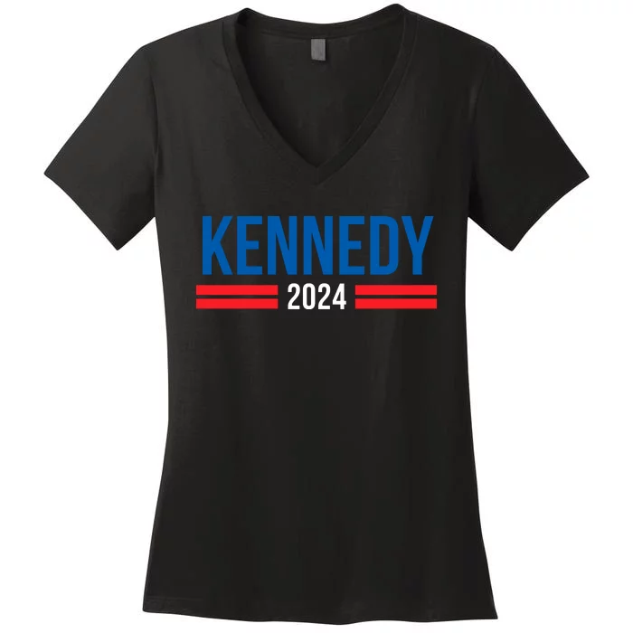 Robert Kennedy Jr. 2024 President Elect Kennedy 2024 Women's V-Neck T-Shirt