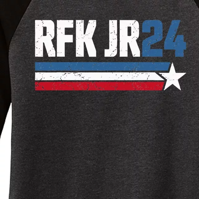 Robert Kennedy Jr. For President 2024 Rfk Jr 2024 Women's Tri-Blend 3/4-Sleeve Raglan Shirt