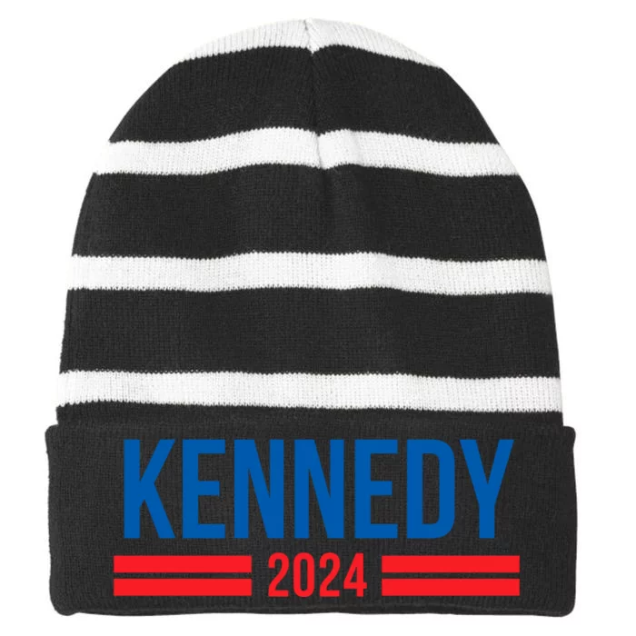 Robert Kennedy Jr. 2024, President Elect Kennedy 2024 Striped Beanie with Solid Band