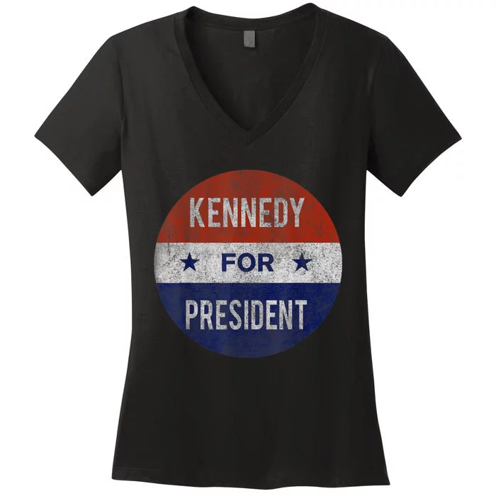 Robert Kennedy Jr. For President 2024 Presidential Election Women's V-Neck T-Shirt