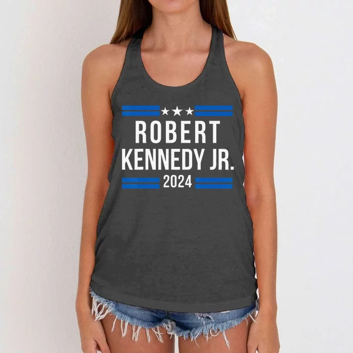 Robert Kennedy Jr. for President 2024 RFK JR 2024 Women's Knotted Racerback Tank