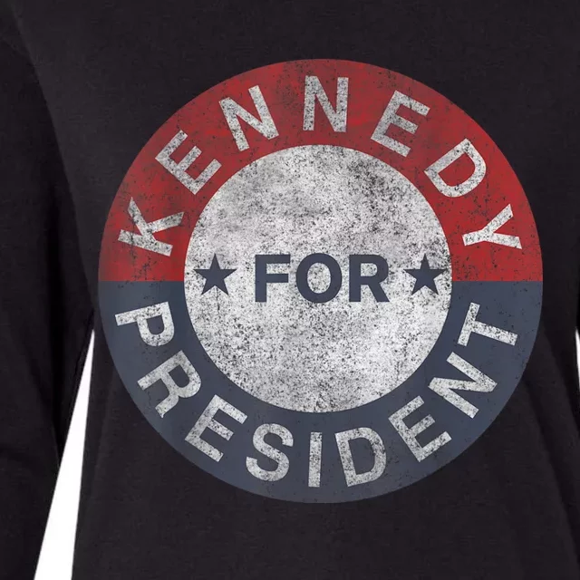 Robert Kennedy Jr. For President 2024 Presidential Election Womens Cotton Relaxed Long Sleeve T-Shirt