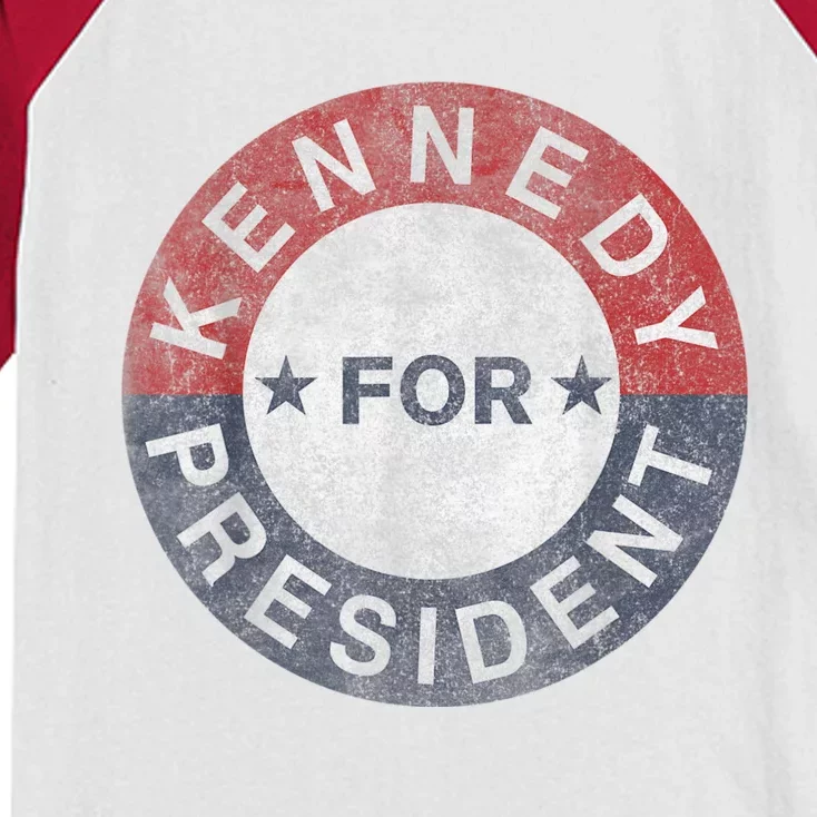 Robert Kennedy Jr. For President 2024 Presidential Election Kids Colorblock Raglan Jersey