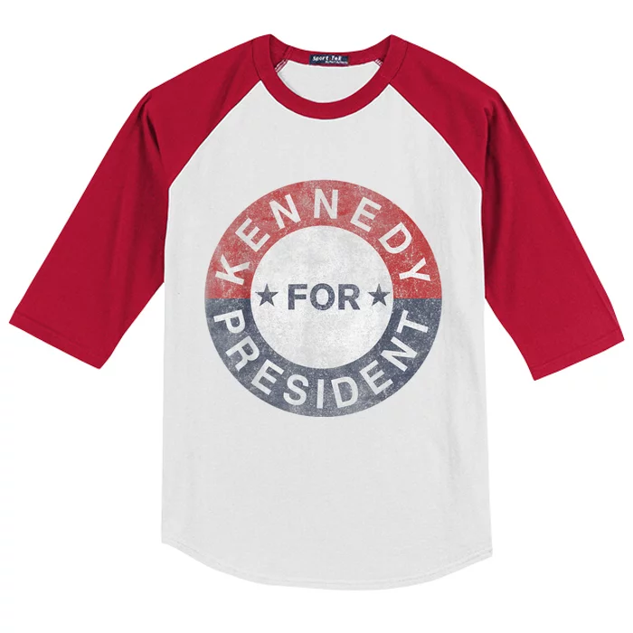 Robert Kennedy Jr. For President 2024 Presidential Election Kids Colorblock Raglan Jersey