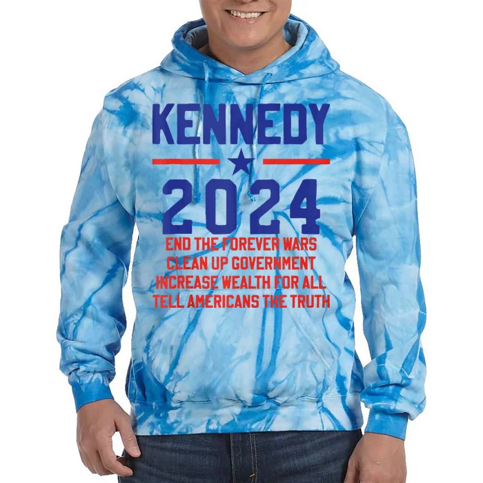 Robert Kennedy Jr. Rfk Jr 2024 For President Priorities Tie Dye Hoodie