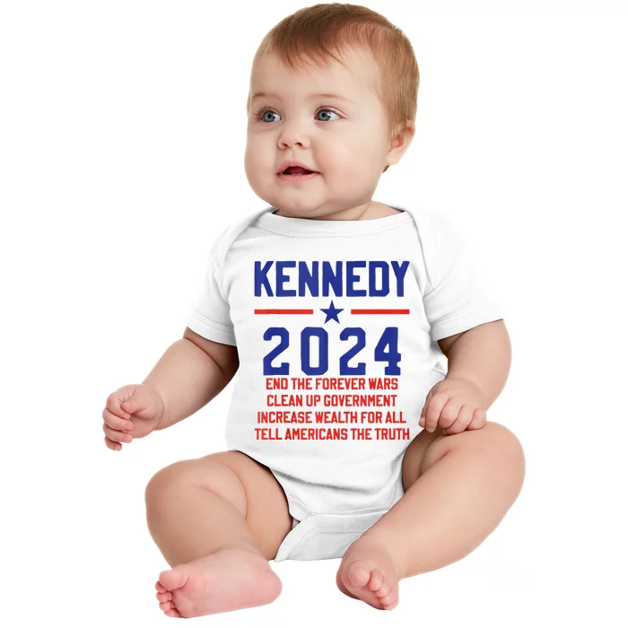 Robert Kennedy Jr. Rfk Jr 2024 For President Priorities Baby Bodysuit