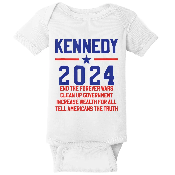 Robert Kennedy Jr. Rfk Jr 2024 For President Priorities Baby Bodysuit