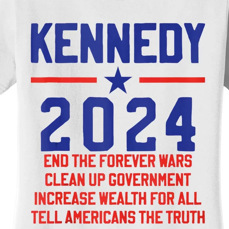 Robert Kennedy Jr. Rfk Jr 2024 For President Priorities Women's T-Shirt