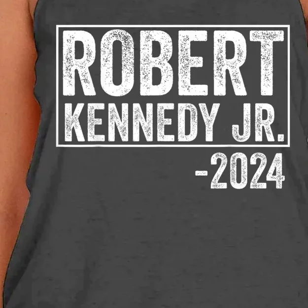 Robert Kennedy Jr 2024 Campaign For President Women's Knotted Racerback Tank