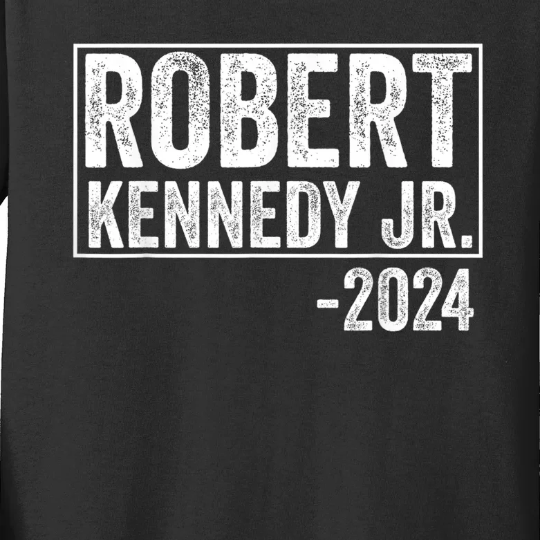 Robert Kennedy Jr 2024 Campaign For President Kids Long Sleeve Shirt