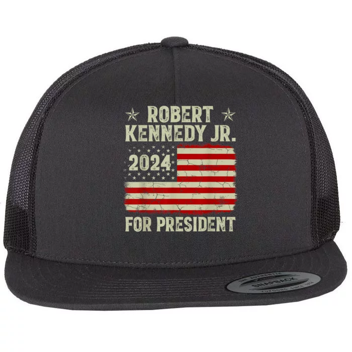 Robert Kennedy Jr 2024 Campaign For President Flat Bill Trucker Hat