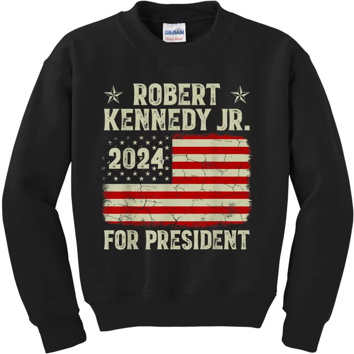 Robert Kennedy Jr 2024 Campaign For President Kids Sweatshirt