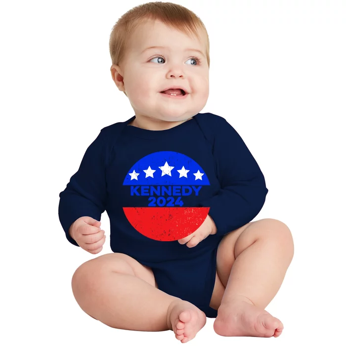 Robert Kennedy Jr. For President 2024 Presidential Election Baby Long Sleeve Bodysuit