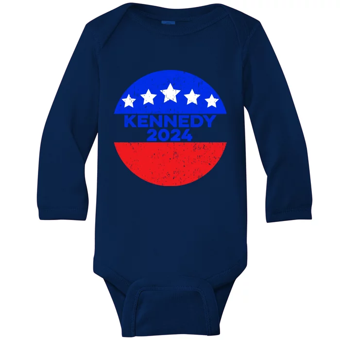 Robert Kennedy Jr. For President 2024 Presidential Election Baby Long Sleeve Bodysuit