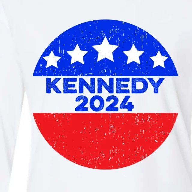 Robert Kennedy Jr. For President 2024 Presidential Election Womens Cotton Relaxed Long Sleeve T-Shirt