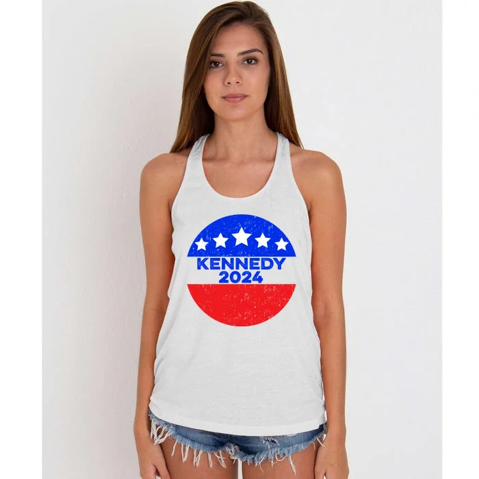 Robert Kennedy Jr. For President 2024 Presidential Election Women's Knotted Racerback Tank