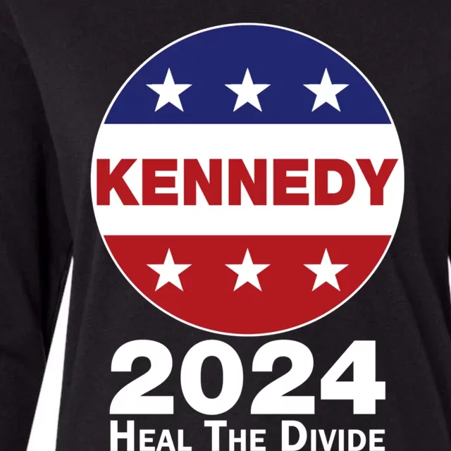 Robert Kennedy Jr. For President 2024 Presidential Election Womens Cotton Relaxed Long Sleeve T-Shirt