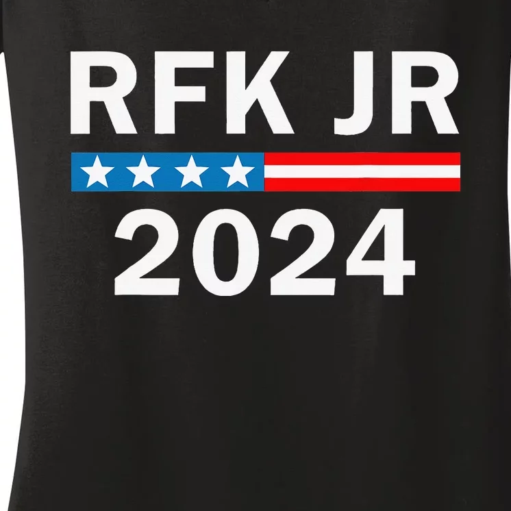 Robert Kennedy Jr. for President 2024 RFK JR 2024 Women's V-Neck T-Shirt