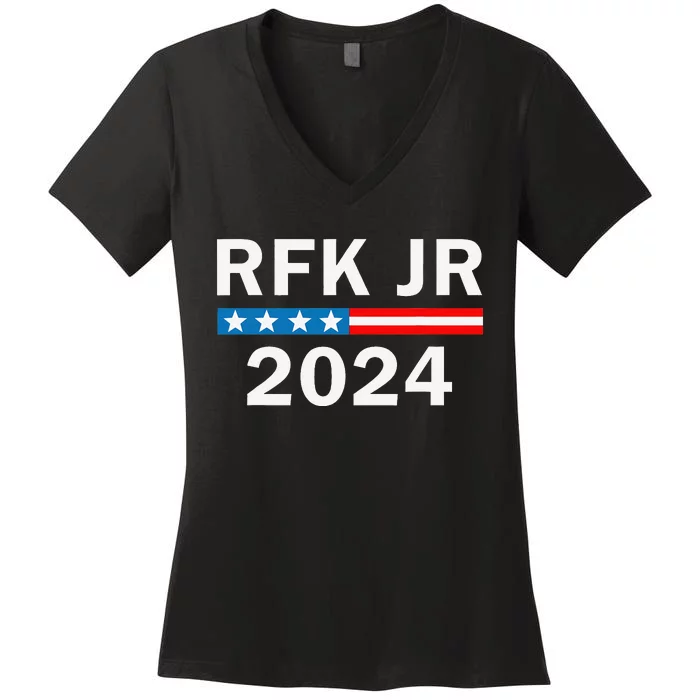 Robert Kennedy Jr. for President 2024 RFK JR 2024 Women's V-Neck T-Shirt