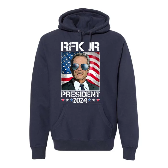 Robert Kennedy Jr For President Rfk Jr 2024 Election Premium Hoodie