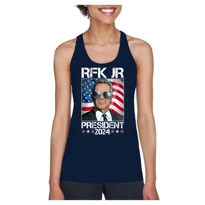 Robert Kennedy Jr For President Rfk Jr 2024 Election Women's Racerback Tank