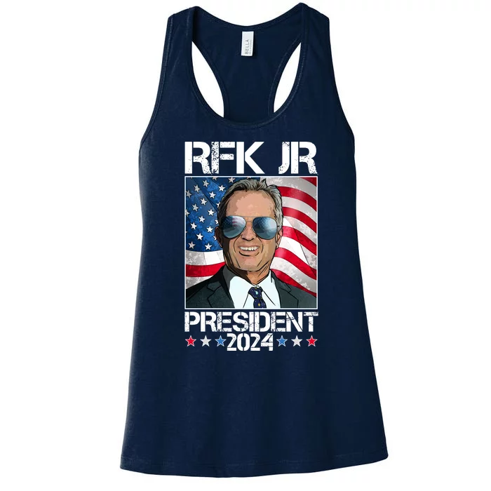 Robert Kennedy Jr For President Rfk Jr 2024 Election Women's Racerback Tank